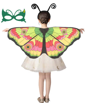 Child Butterfly Costumewith Antenna Headband Wallpaper