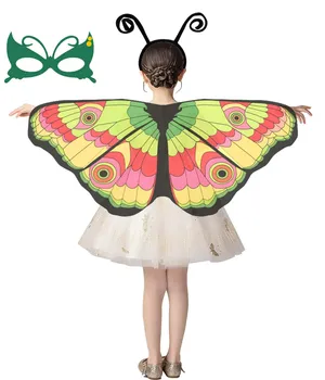 Child Butterfly Costumewith Antenna Headband Wallpaper