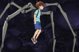 Child Emperor Mechanical Arm Assistance Wallpaper