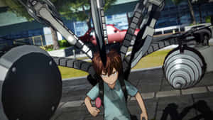 Child Emperor Mechanical Armor Stance Wallpaper