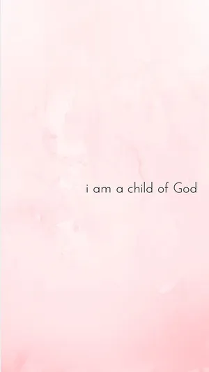 Child_of_ God_ Pink_ Aesthetic_ Background Wallpaper