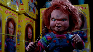 Child's Play Chucky Bleeding Nose Wallpaper