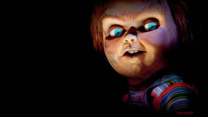 Child's Play Chucky Digital Art Wallpaper