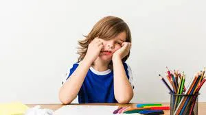 Child Upset Doing Homework Wallpaper
