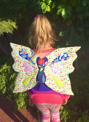Childin Butterfly Costume Outdoors Wallpaper