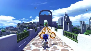 Children Playing In A Colorful Cartoon Game World Wallpaper