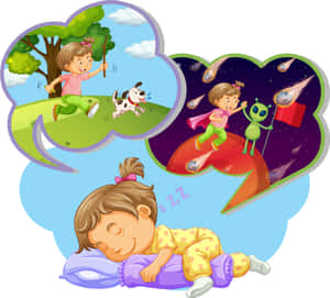 Childs Imaginative Dreams Wallpaper