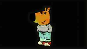 Chill Guy Animated Character Wallpaper