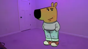 Chill Guy Cartoon Character Wallpaper