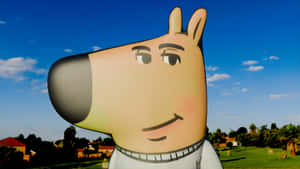 Chill Guy Cartoon Character Wallpaper