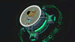 Chill Guy Digital Badge Wallpaper