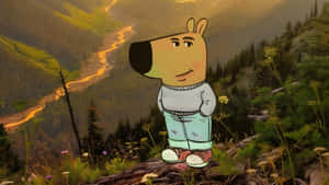 Chill Guy In Nature Wallpaper