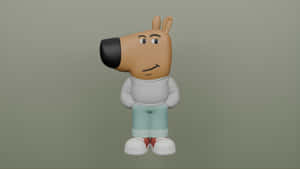 Chill Guy Relaxed Pose Wallpaper