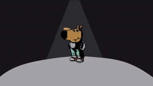 Chill Guy Spotlight Wallpaper