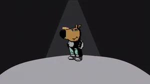 Chill Guy Spotlight Wallpaper