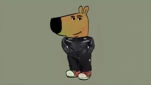 Chill Guy Standing Confident Wallpaper