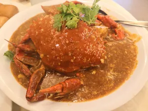 Chilli Crab With Egg Drop Wallpaper