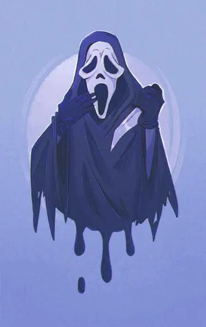 Chilling Ghostface Aesthetic Wallpaper Wallpaper
