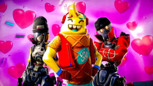 Chilling In The Battle Royale With Cute Fortnite! Wallpaper