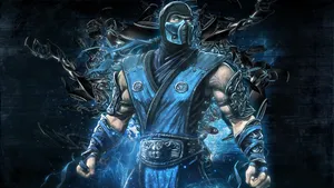 Chilling Power - Sub-zero In Mortal Kombat Wallpaper