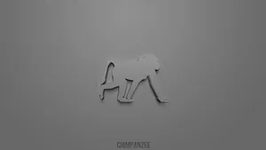Chimpanzee 3d Icon Wallpaper
