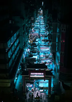 Chinatown Night Market Wallpaper