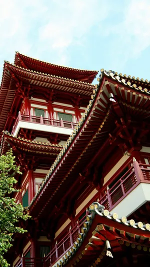 Chinatown_ Singapore_ Traditional_ Architecture Wallpaper