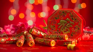 Chinese Firecrackers Celebration Wallpaper