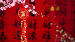 Chinese Firecrackers Decoration Wallpaper