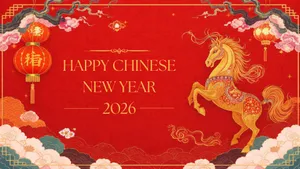 Chinese New Year 2026 Celebration Wallpaper