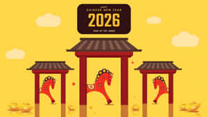 Chinese New Year 2026 Celebration Wallpaper