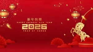 Chinese New Year 2026 Year Of Horse Wallpaper