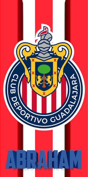 Chivas Guadalajara Crest Personalized Abraham Wallpaper