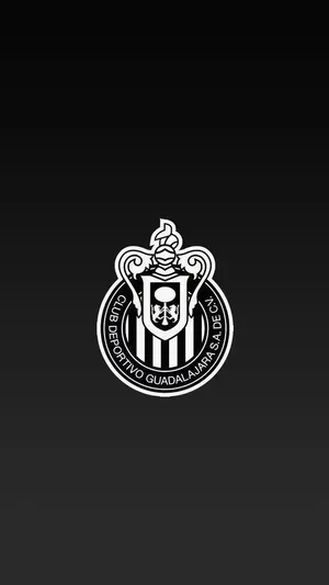 Chivas Guadalajara Logo Black Background Wallpaper