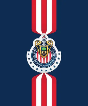 Chivas Guadalajara Logoand Stripes Wallpaper