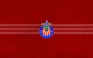 Chivas Soccer Team Logoon Red Background Wallpaper