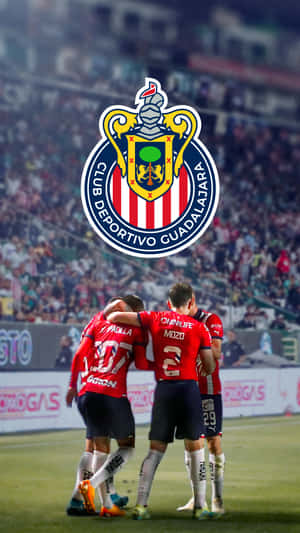 Chivas Team Celebrationat Stadium Wallpaper