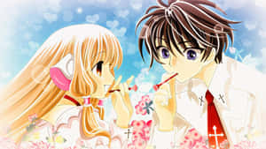 Chobits Characters Sharinga Moment Wallpaper