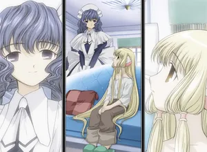 Chobits Characters Triptych Wallpaper