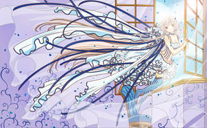 Chobits Chi Near Window Wallpaper