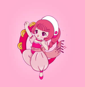 Chobits Sumomo Cheerful Pose Wallpaper