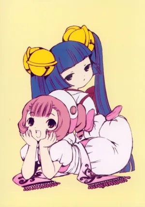 Chobits Sumomoand Freya Art Wallpaper