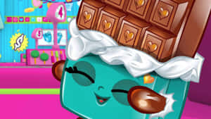 Chocolate Bar Shopkins Wallpaper