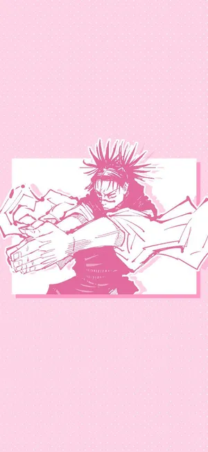 Choso Pink Aesthetic Wallpaper Wallpaper