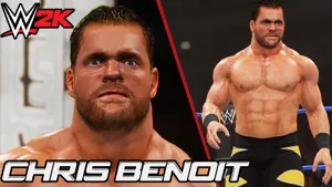 Chris Benoit In Action - A Computer-generated Tribute Wallpaper