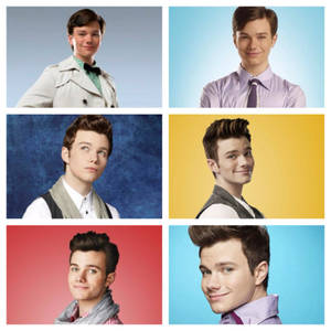 Chris Colfer Kurt Collage Wallpaper