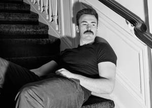 Chris Evans With Mustache Wallpaper