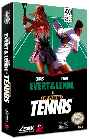 Chris Evert And Ivan Lendl Top Players' Tennis Wallpaper