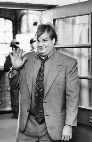 Chris Farley - A Legend Of Comedy Wallpaper