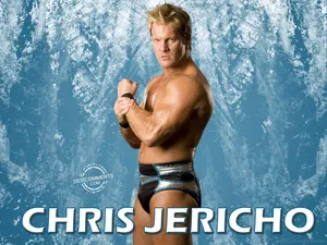 Chris Jericho With Intercontinental Belt Wallpaper